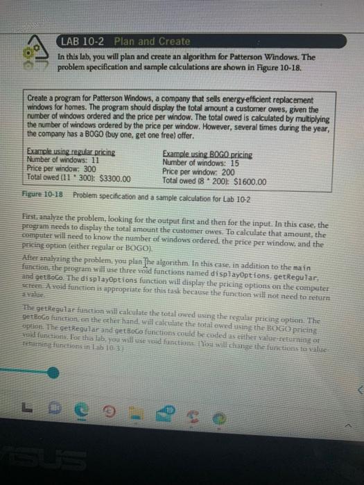 LAB 10-2 Plan and Create in this lab, you will plan | Chegg.com