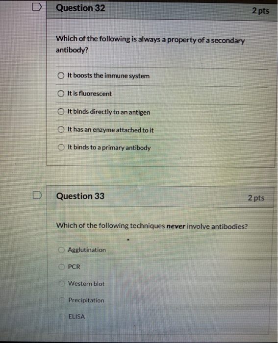 Solved Question 32 2 pts Which of the following is always a | Chegg.com