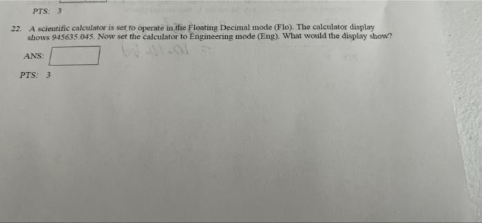 Scientific calculator decimal online mode