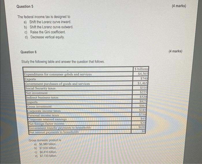 Solved Answer ALL questions in this section. Choose the most | Chegg.com