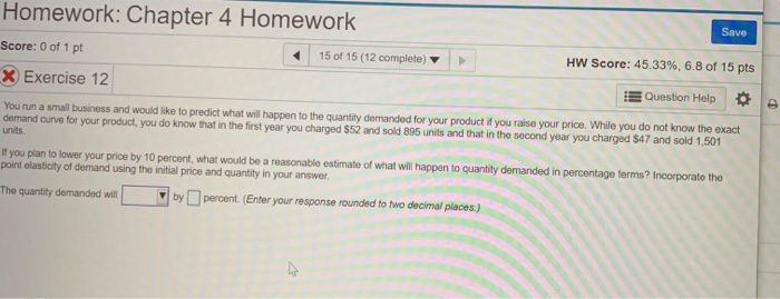 Solved Homework: Chapter 4 Homework Save Score: 0 of 1 pt 15 | Chegg.com