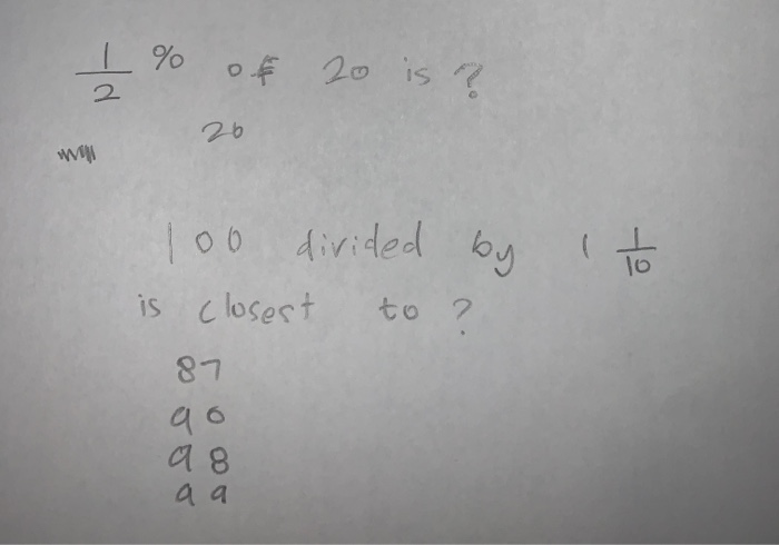Solved 1 Of 20 Is 2 26 WOW 100 Divided By Is Closest 16 Chegg solved-1-of-20-is-2-26-wow-100-divided-by-is-closest-16-chegg