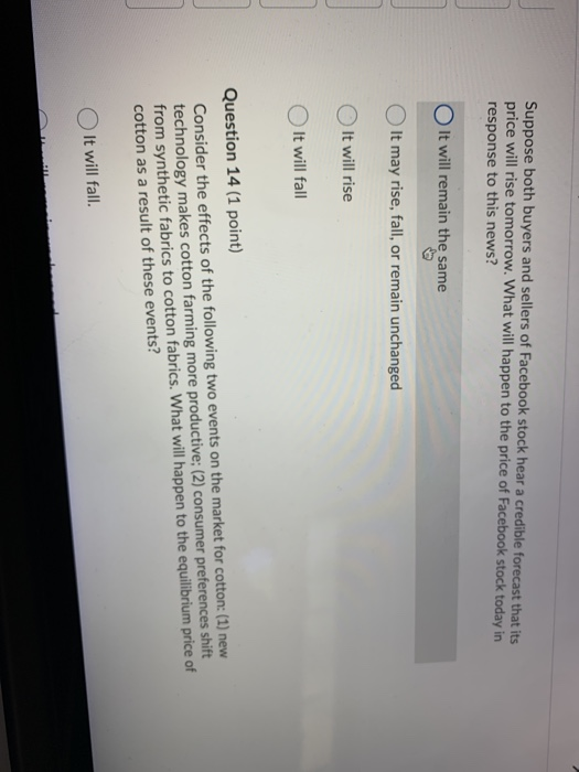 Which of the following will decrease the demand for | Chegg.com