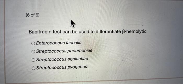 Solved (1 of 6) The concentration of the inoculum in | Chegg.com