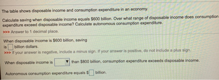 solved-the-table-shows-disposable-income-and-consumption-chegg