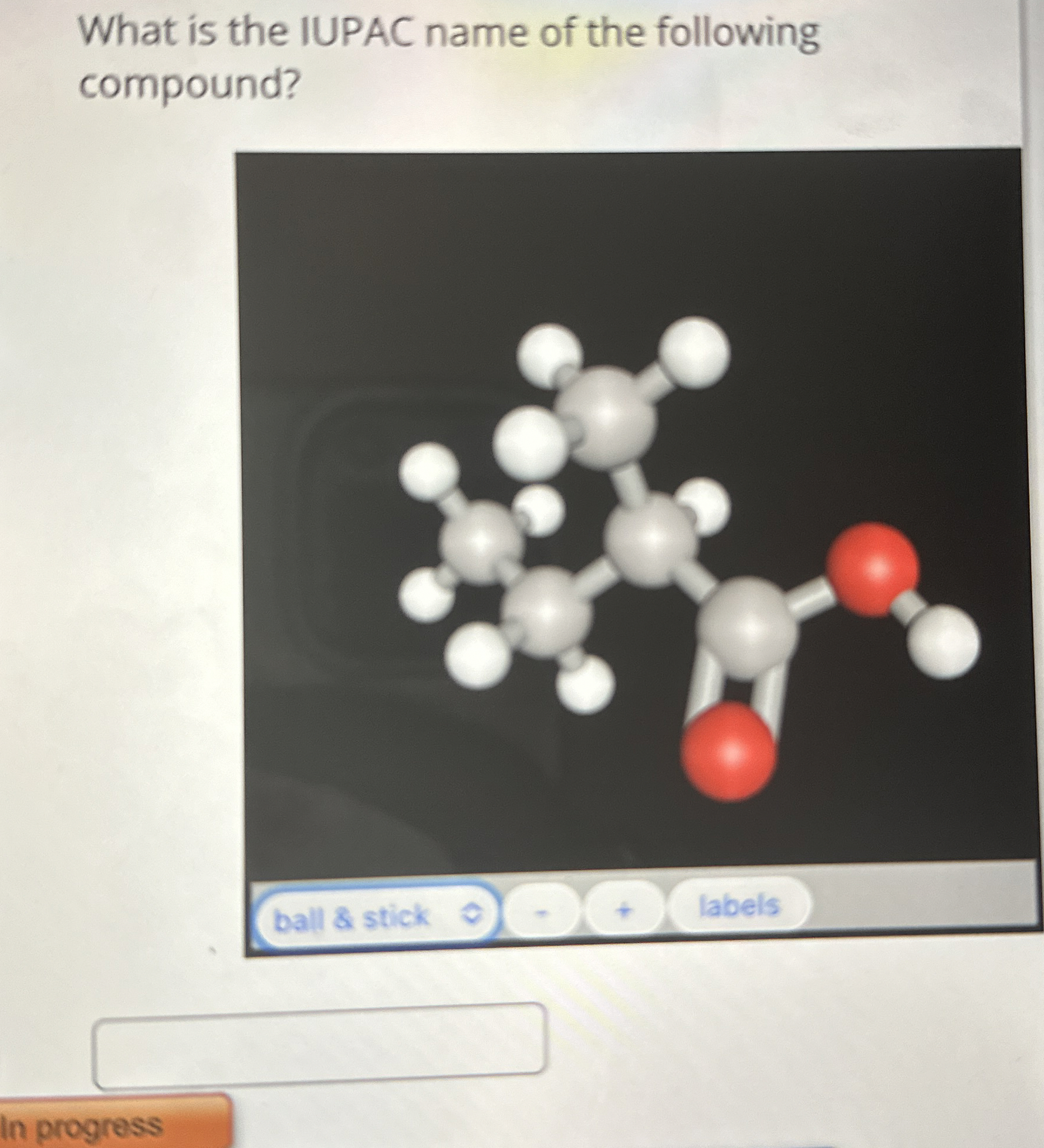 Solved What Is The Iupac Name Of The Following Compound Chegg Com