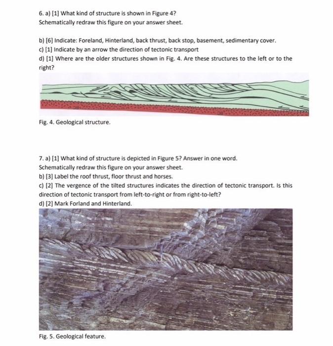 Solved 6. a) [1] What kind of structure is shown in Figure | Chegg.com