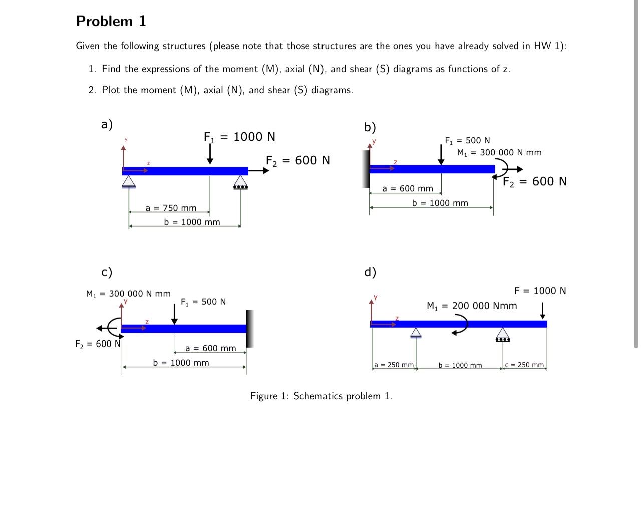 Solved Problem 1Given The Following Structures (please Note | Chegg.com