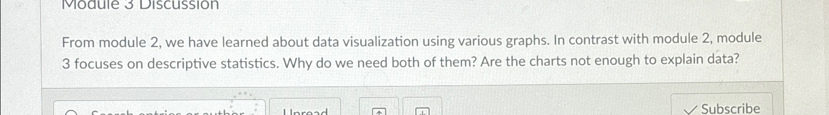 Solved From module 2, ﻿we have learned about data | Chegg.com
