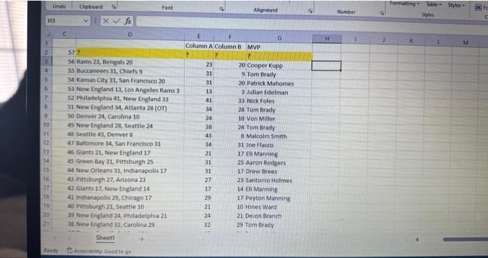 Instructions Fill out the yellow boxes on the Excel | Chegg.com