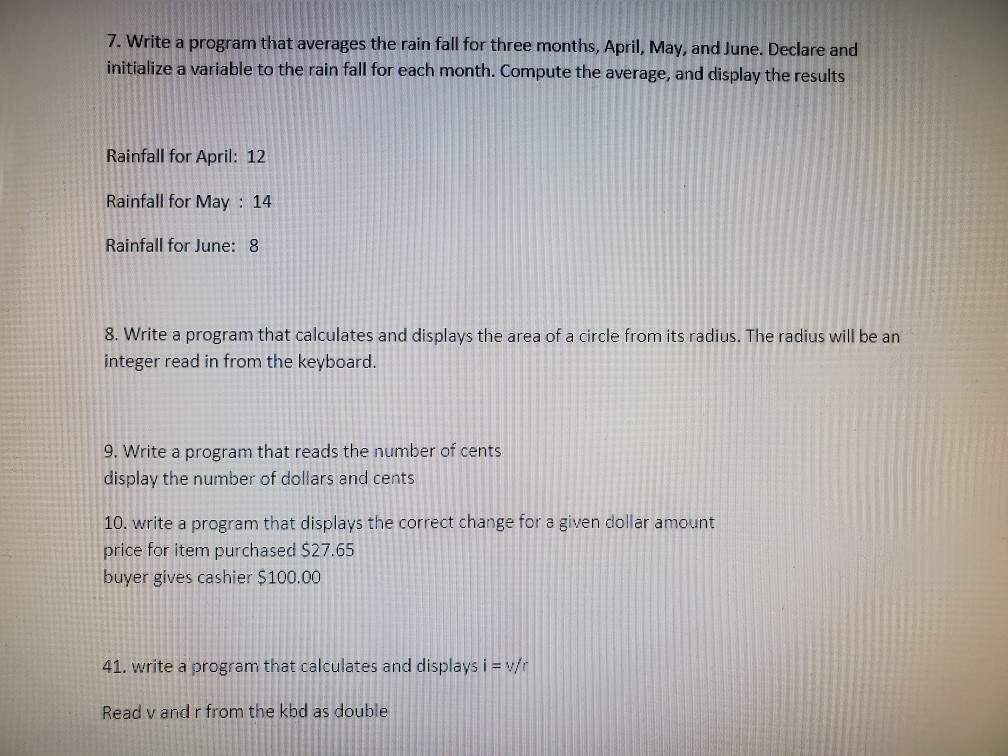 Solved Please need Code and Output both for all the given | Chegg.com