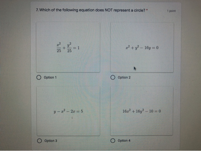 Solved 7. Which of the following equation does NOT represent | Chegg.com