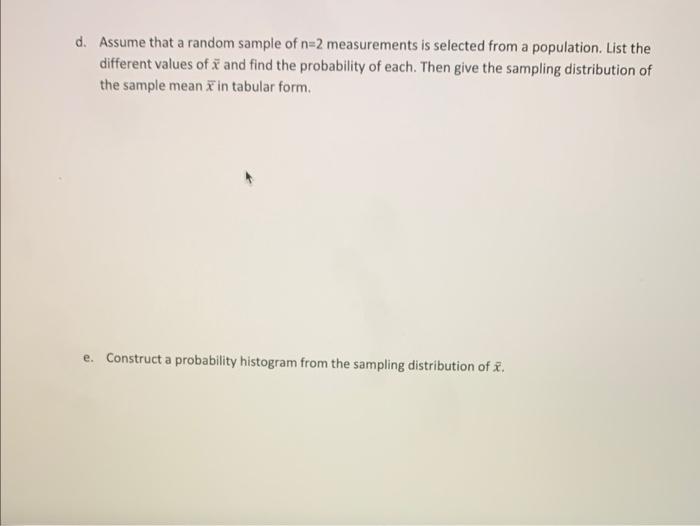 Solved Consider The Following Probability Distribution This | Chegg.com