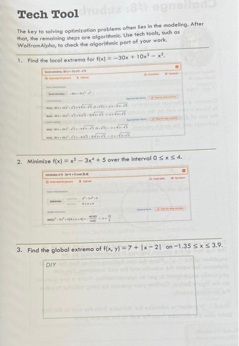 Solved The key to solving optimization problems often lies | Chegg.com