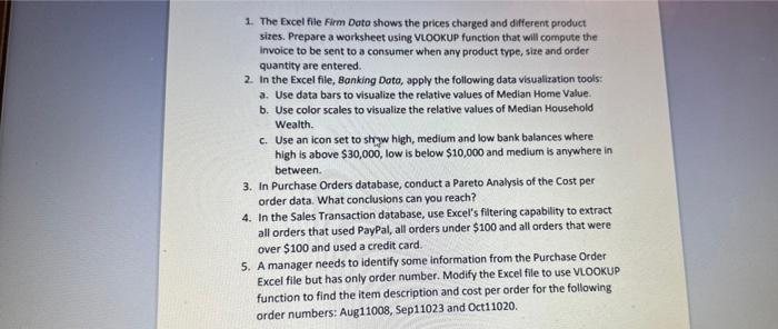 Solved 1. The Excel file Firm Data shows the prices charged | Chegg.com