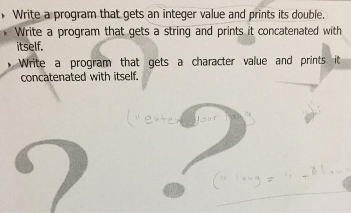 Solved Write a program that gets an integer value and prints | Chegg.com