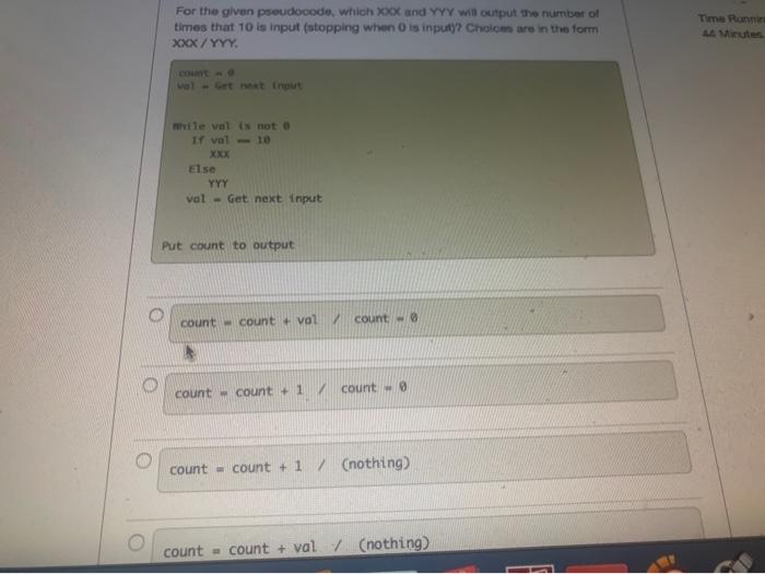 solved-for-the-given-pseudocode-which-xx-and-yyy-will-chegg