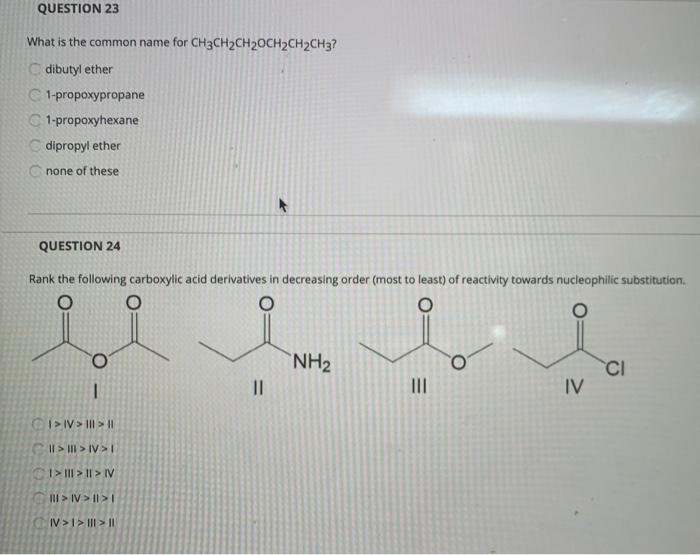 Solved QUESTION 23 What is the common name for | Chegg.com