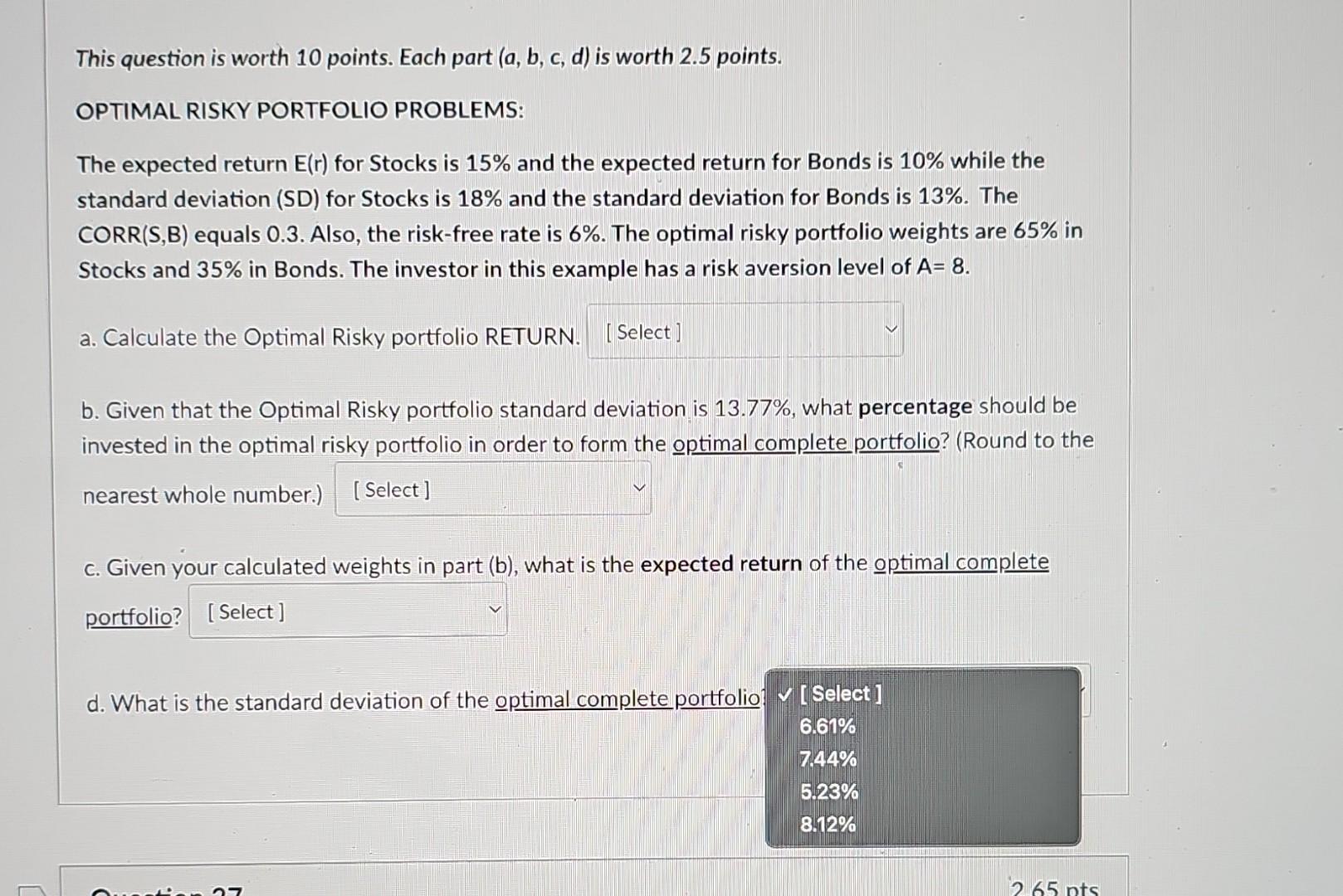 Solved This question is worth 10 points. Each part (a,b,c,d) | Chegg.com