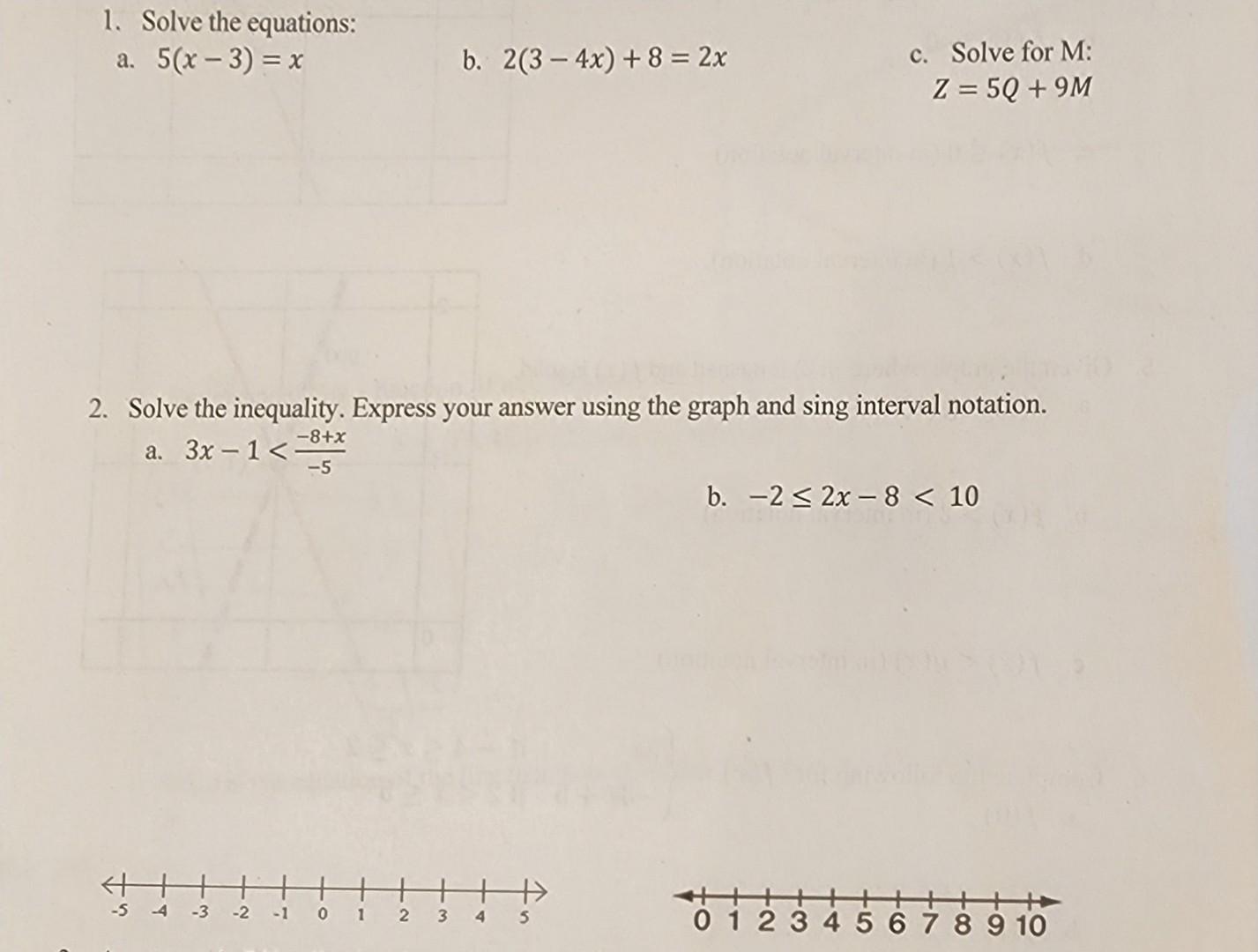 Solved can someone show me how to solve these please. with | Chegg.com