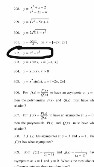 Solved 298. y =*+X-2 2 - 3x - 4 299, y = Vx? - 5x+4 300. y