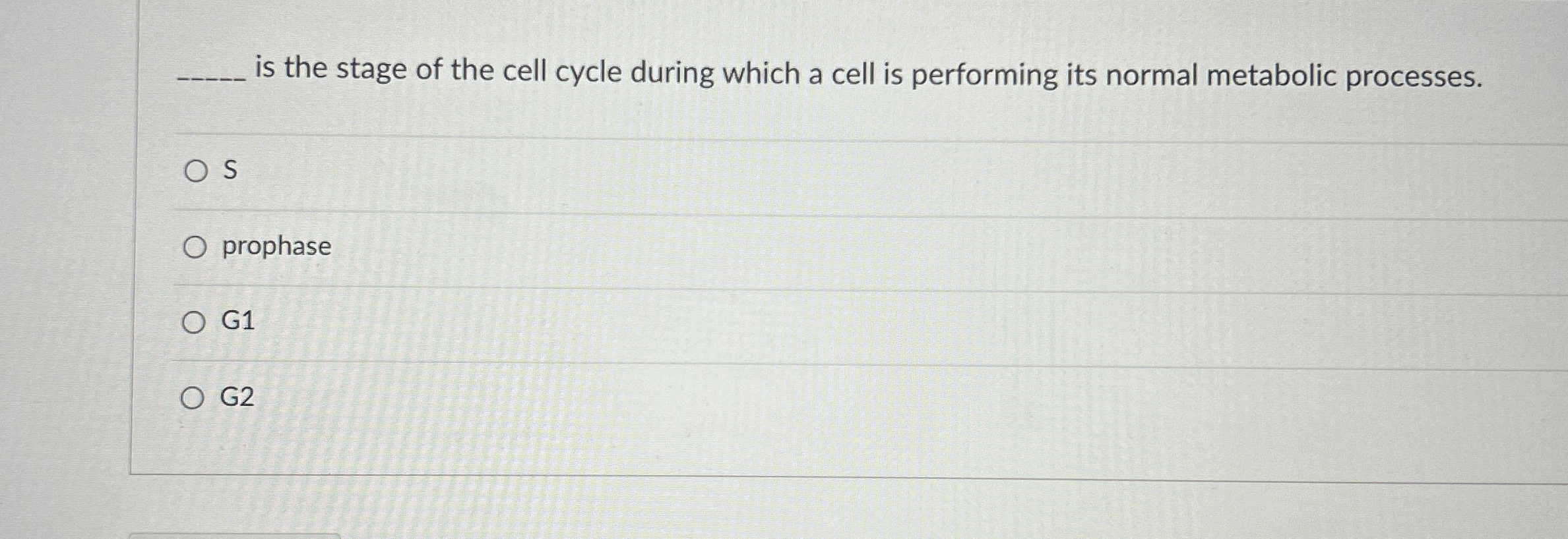 Solved q, ﻿is the stage of the cell cycle during which a | Chegg.com