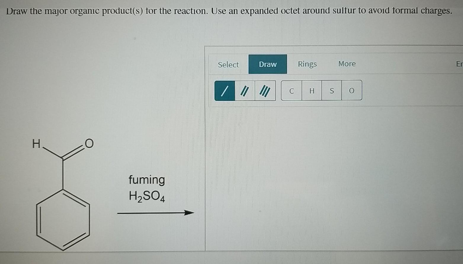 Solved Draw the major organic product(s) for the reaction.