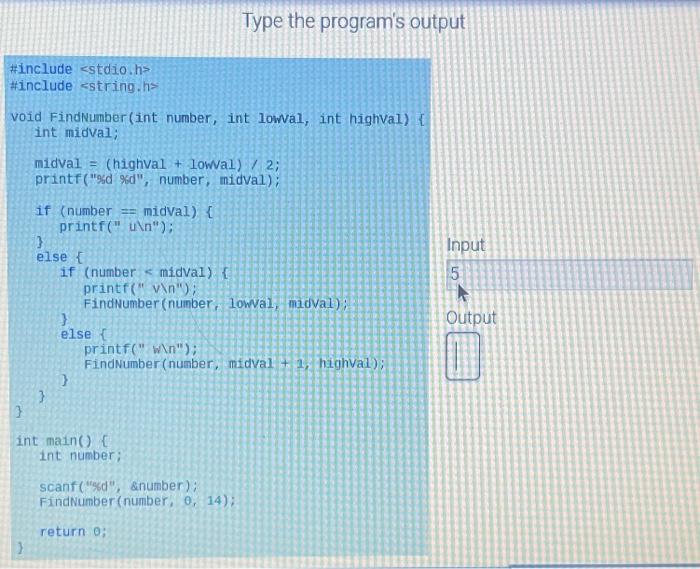 Solved Type the program's output \#include h ? \#include =( | Chegg.com