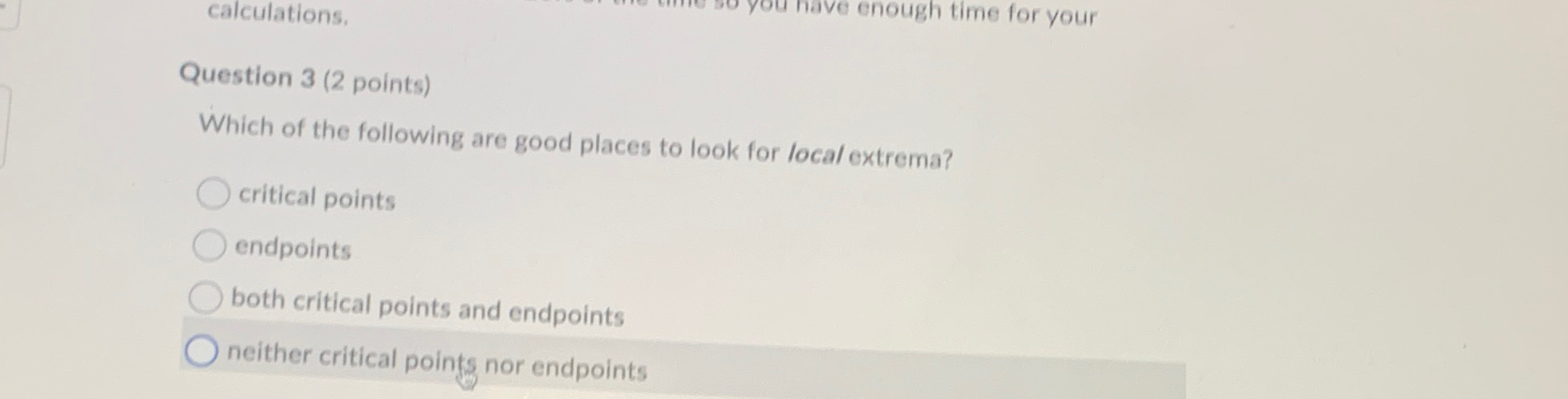 Solved Question 3 (2 ﻿points)Which of the following are good | Chegg.com