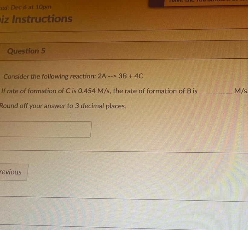 Solved ted: Dec 6 at 10pm iz Instructions Question 5 | Chegg.com