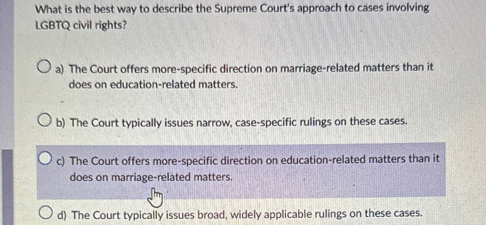 Describe the supreme clearance court