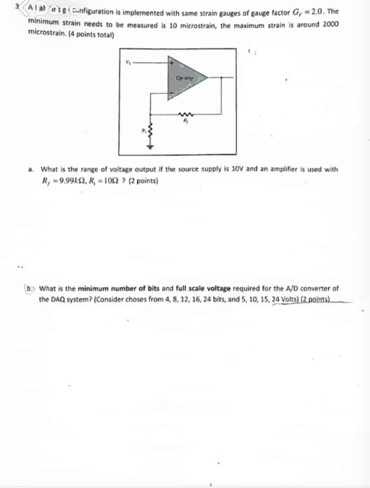 Solved 3 A 1 al at ' g : E..nfiguration is implemented with | Chegg.com