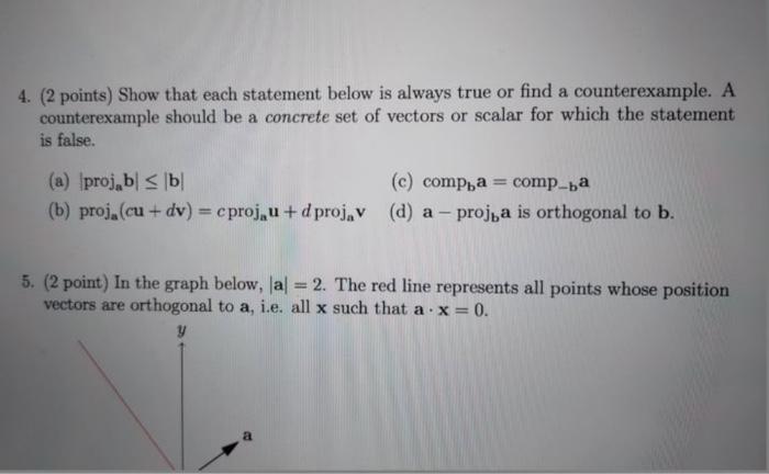 Solved 4. 2 points Show that each statement below is Chegg