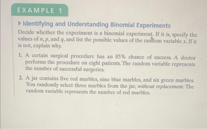 binomial experiment practice problems