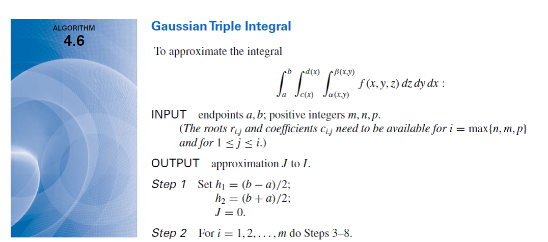 Solved Use Algorithm 4 6 With N M P 2 To Approximate The Fo Chegg Com