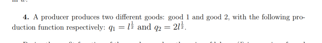 Solved Derive The Profit Function Of The Producer When Th Chegg Com