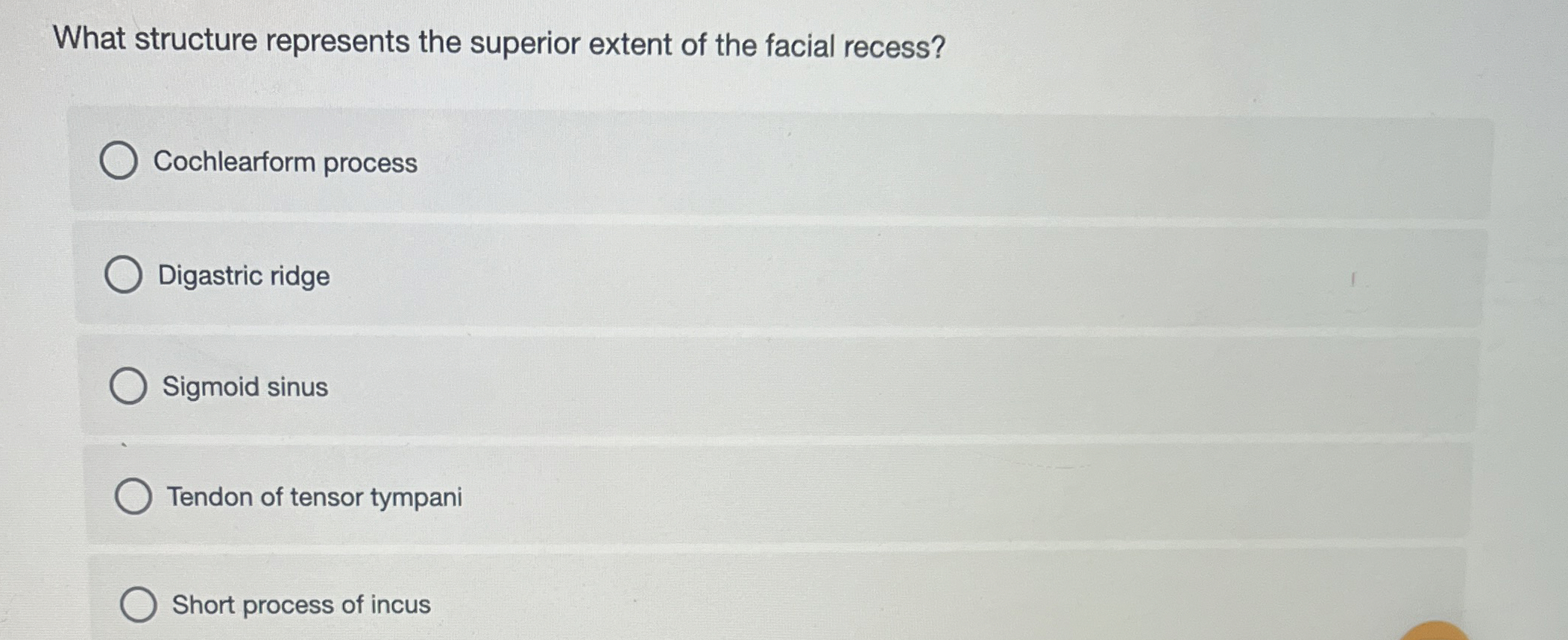Solved What structure represents the superior extent of the | Chegg.com