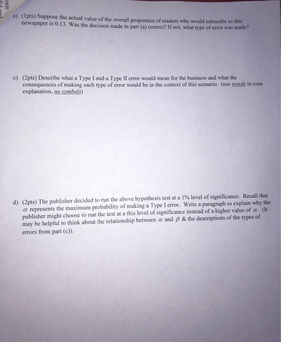 Solved 1. (5pts) In the past, the average guest check at a