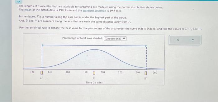 Solved The lengths of movie fles that are available for | Chegg.com