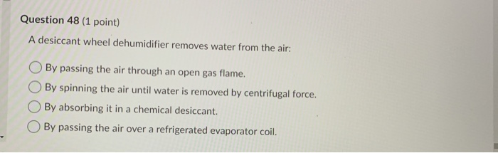 Solved Question 50 (1 point) Match the ventilation system | Chegg.com