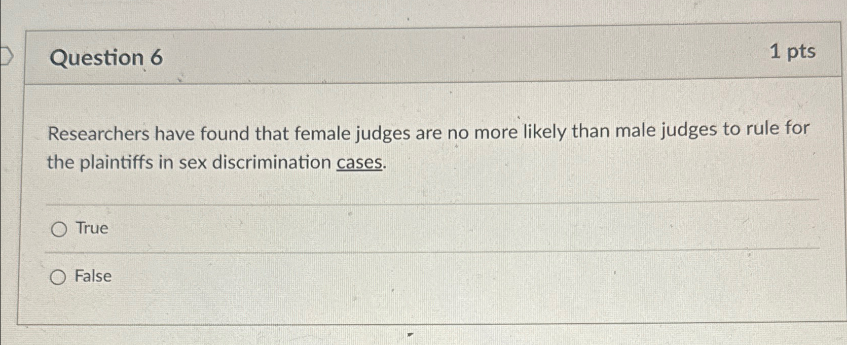 Question 61ptsResearchers have found that female | Chegg.com