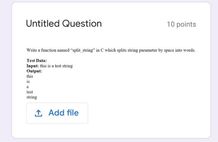 Solved Untitled Question 10 points Write a function named | Chegg.com
