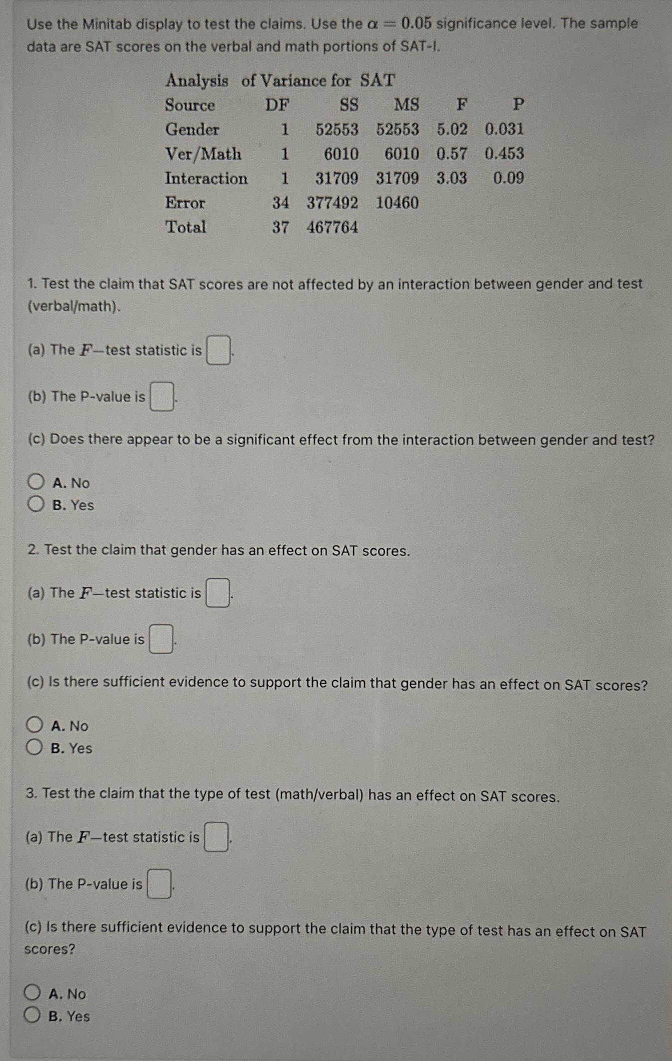 Solved Use the Minitab display to test the claims. Use the | Chegg.com