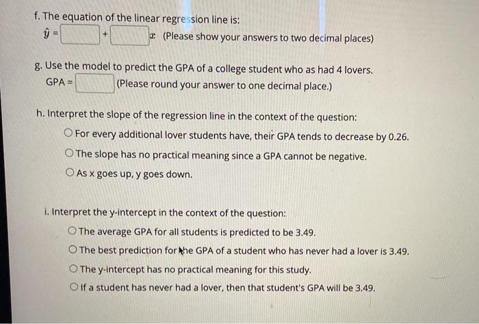 Solved A study was done to look at the relationship between | Chegg.com