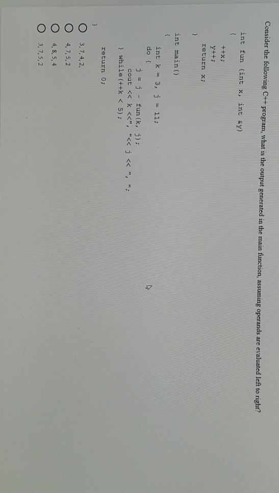 Solved Consider the following C+ program, what is the output | Chegg.com