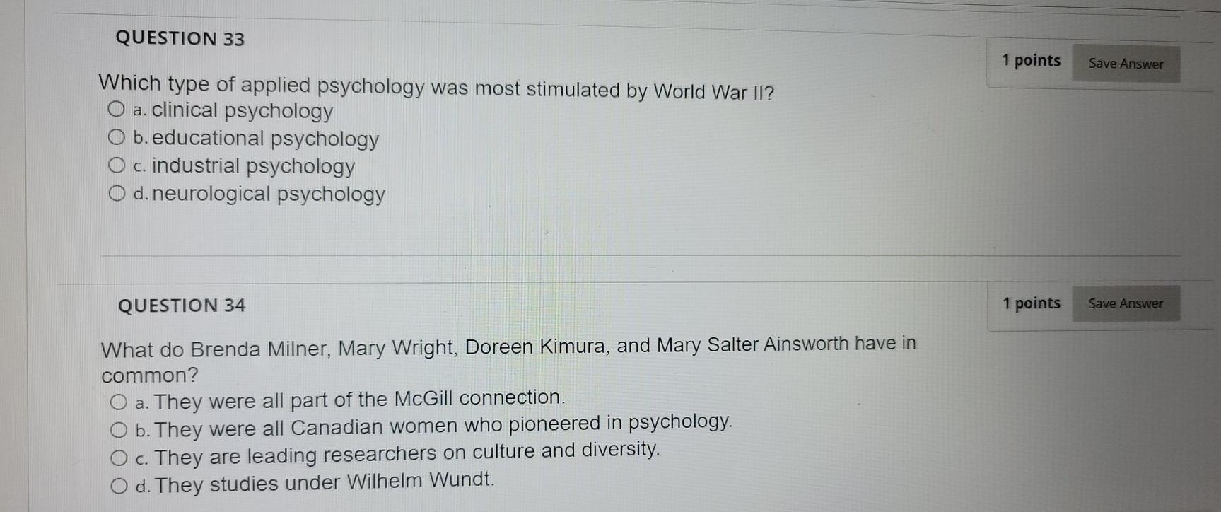 Solved QUESTION 31 1 points Save Answer What is a major | Chegg.com