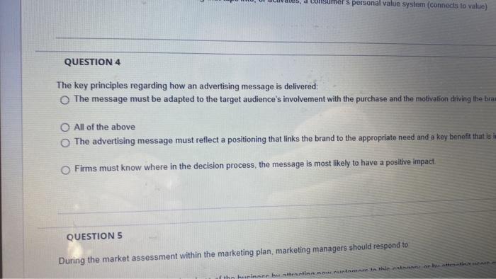 Solved QUESTION 1 Persuasive Advertising Includes: O | Chegg.com