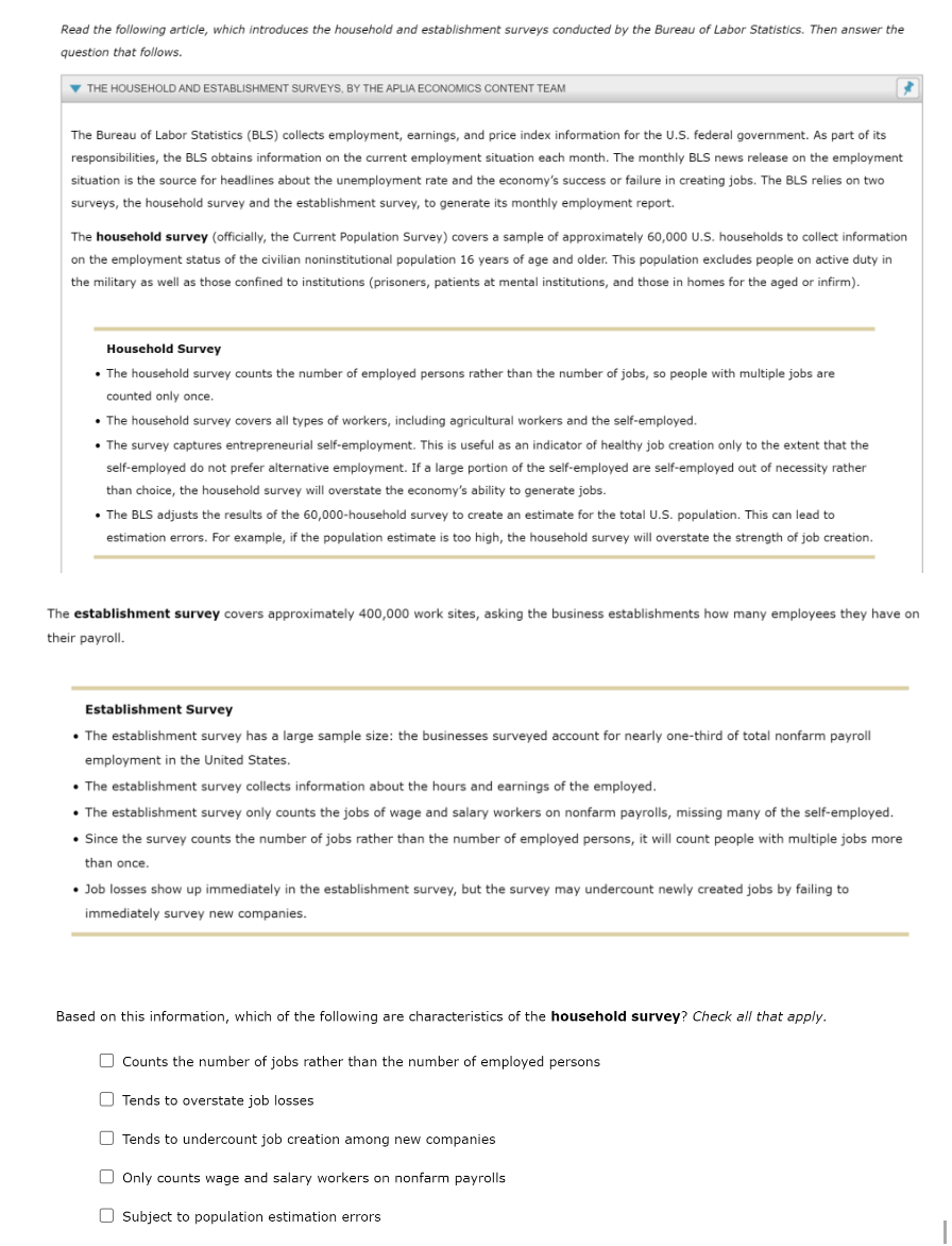 Solved Read the following article, which introduces the | Chegg.com