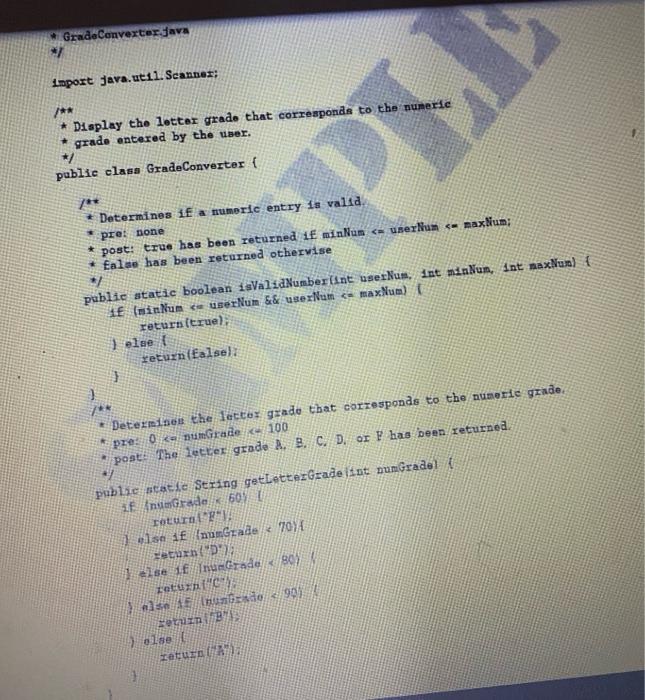 Solved need java code for the question in the last pic under | Chegg.com