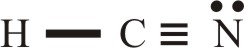 Solved: The following Lewis structures for (a) HCN,(b)C2H2,(C) Sn0 ...